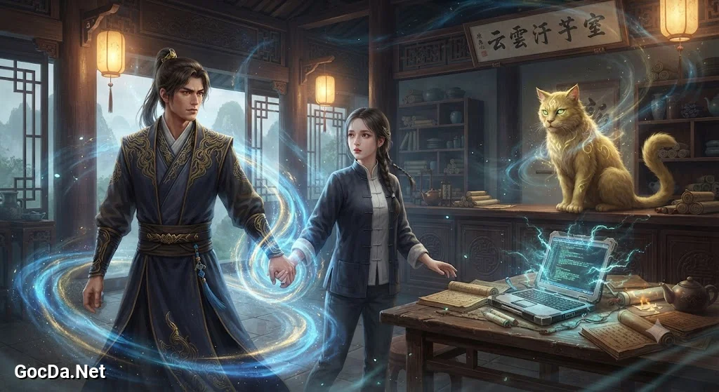 Truyện Đại Đạo Ẩn Trong Thành Phố: Người Gác Đền Giữa Ngã Ba Thế Giới - Cửa Hàng Đồ Cổ Kỳ Lạ - Ảnh minh họa phân cảnh 3