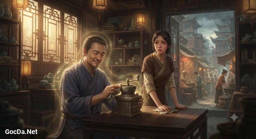 Truyện Tiên Giới Có Quán Cà Phê - Bất An Trong Bóng Tối - Ảnh minh họa phân cảnh 3