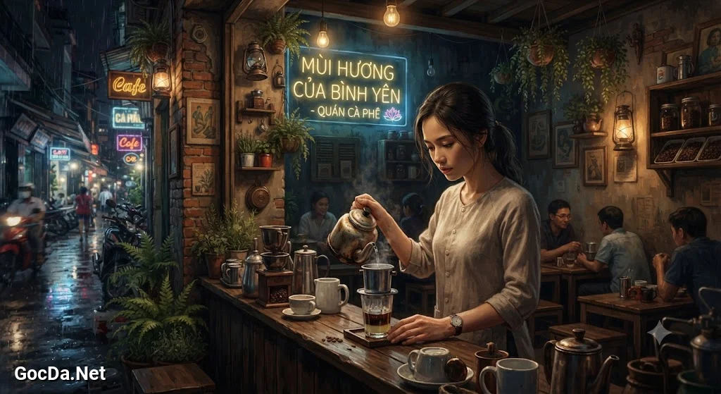 Truyện Ẩn Sĩ Cafe Phố Thị - Mùi Hương Của Bình Yên - Ảnh minh họa phân cảnh 3