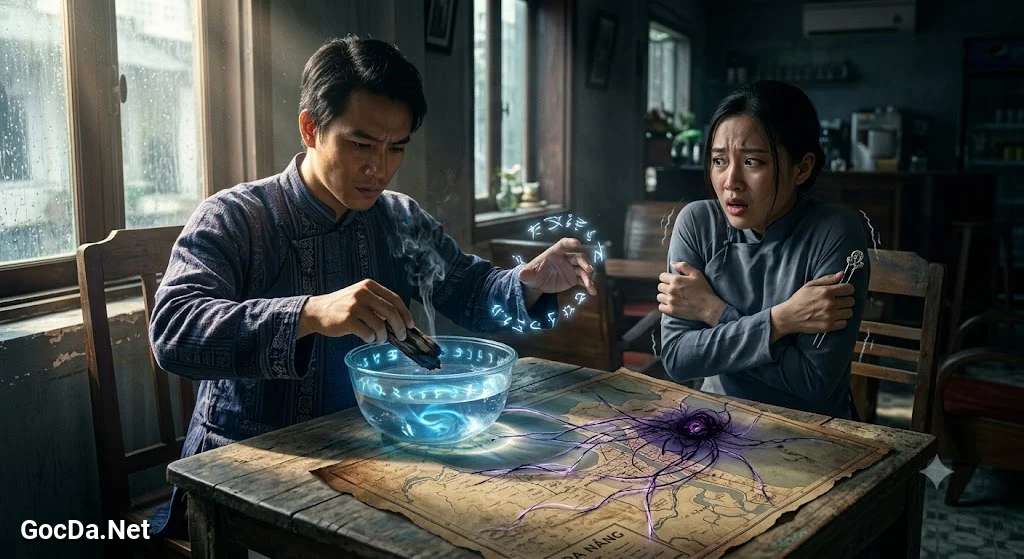 Truyện Cà phê xem bói Trừ Tà - Dấu Ấn Năng Lượng Của Bác Sĩ Cương - Ảnh minh họa phân cảnh 3