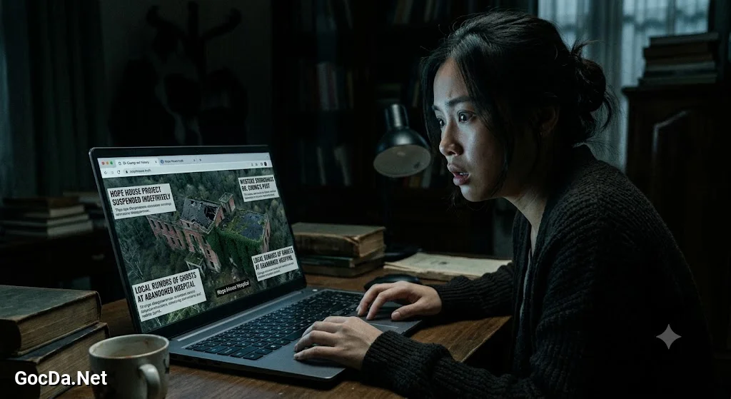 Truyện Cà phê xem bói Trừ Tà - An An Phát Hiện Bệnh Viện Cũ Bị Bỏ Hoang - Ảnh minh họa phân cảnh 2