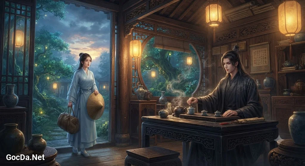 Truyện Đại Đạo Ẩn Trong Thành Phố: Người Gác Đền Giữa Ngã Ba Thế Giới - Hương Trà Và Bí Ẩn - Ảnh minh họa phân cảnh 1