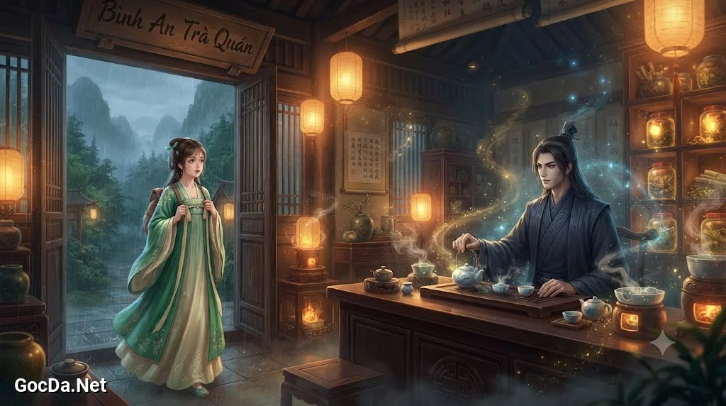 Truyện Đại Đạo Ẩn Trong Thành Phố: Người Gác Đền Giữa Ngã Ba Thế Giới - Hương Trà Và Bí Ẩn - Ảnh minh họa phân cảnh 2