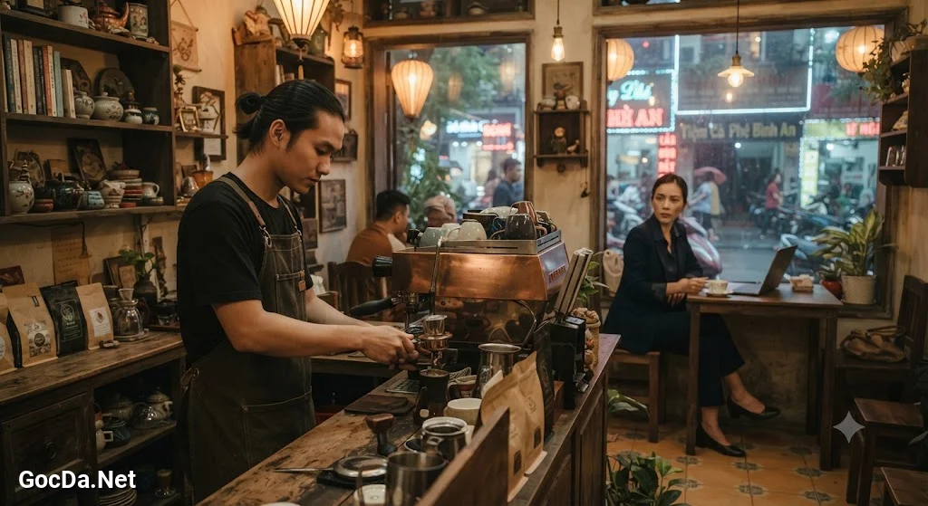 Truyện Ẩn Sĩ Cafe Phố Thị - Nữ Doanh Nhân Và Nỗi Lo Vô Hình - Ảnh minh họa phân cảnh 3