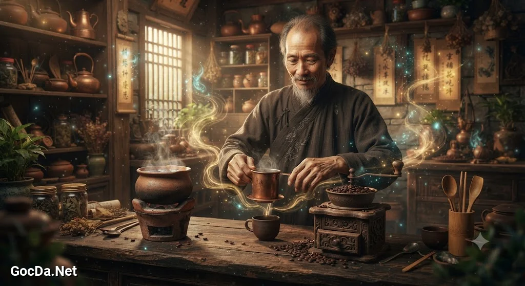 Truyện Tiên Giới Có Quán Cà Phê - Kiếm Khí Ngưng Trệ - Ảnh minh họa phân cảnh 2