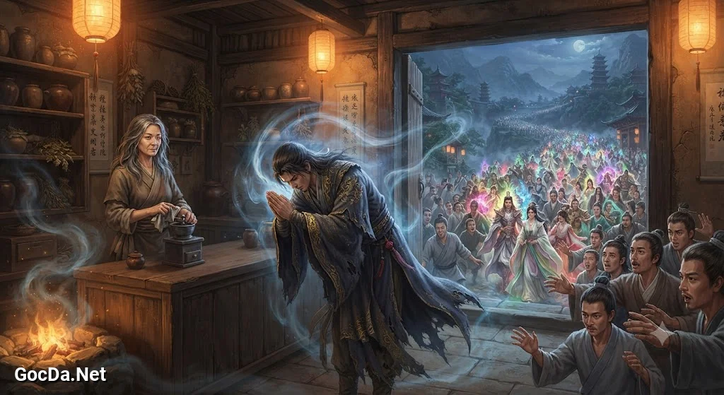 Truyện Tiên Giới Có Quán Cà Phê - Bùng Nổ Đạo Ý - Ảnh minh họa phân cảnh 3