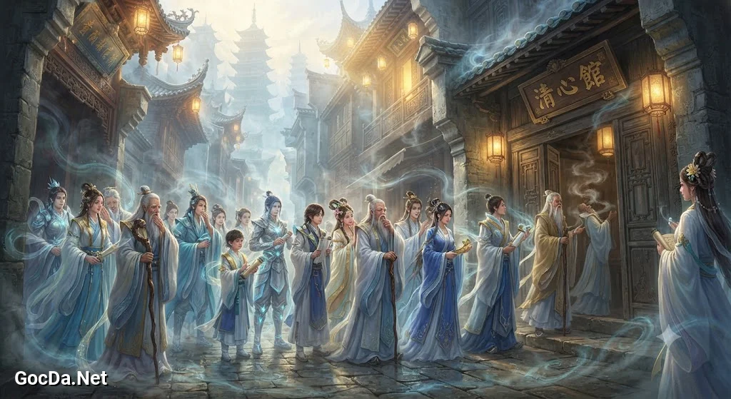 Truyện Tiên Giới Có Quán Cà Phê - Quy Tắc Bất Thành Văn - Ảnh minh họa phân cảnh 1